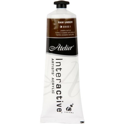 Atelier Interactive Acrylic Paint S1 80ml Raw Umber