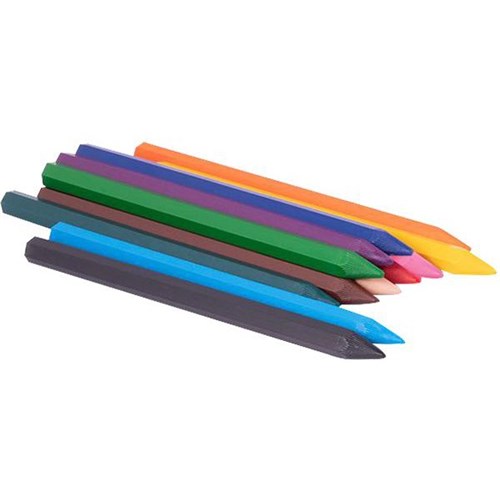 Jovi Hard Crayons Assorted Colours, Pack of 12