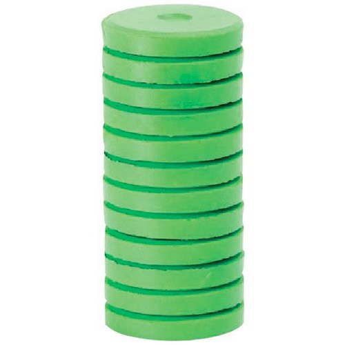 Tempera Paint Blocks Brilliant Green, Pack of 12