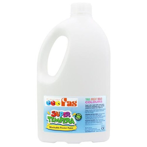Fas Super Tempera Poster Paint 2L White