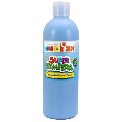 Fas Super Tempera Poster Paint 500ml Cobalt Blue