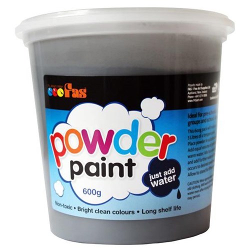 Fas Tempera Powder Paint 600g Black