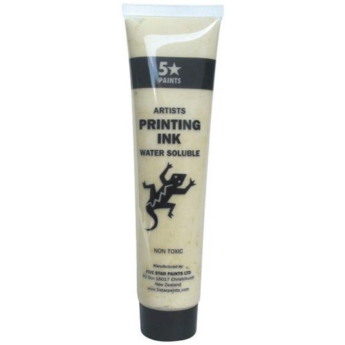 Five Star Water Based Printing Ink 115ml Clear Medium
