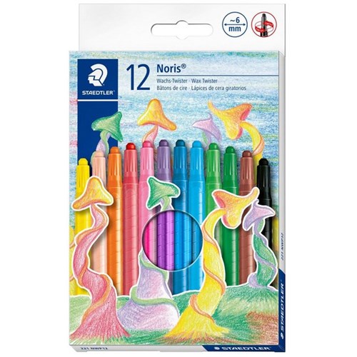Staedtler Noris Twistable Coloured Crayons, Pack of 12