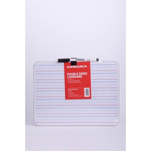 Warwick Lapboard Whiteboard Double Sided Non-Magnetic 226x300mm