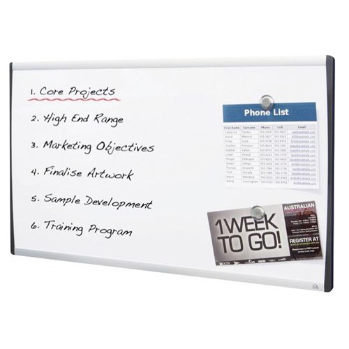 Quartet Arc Cubicle Whiteboard Magnetic 760 x 460mm