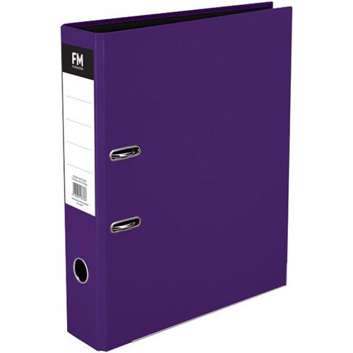 FM Vivid Lever Arch File Foolscap Purple Passion