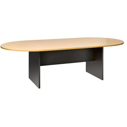 Emerge OT225 Boardroom Table 2400mm Beech/Ironstone