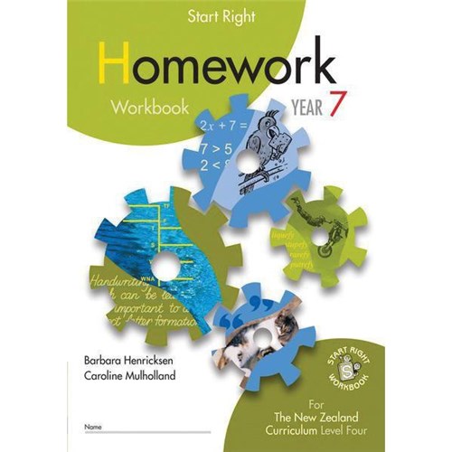 Start Right Homework Workbook Year 7 9781990015779