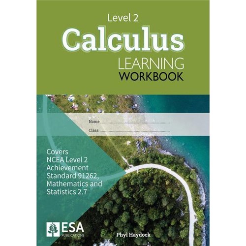 ESA Maths 2.7 Calculus Learning Workbook 9781988586618
