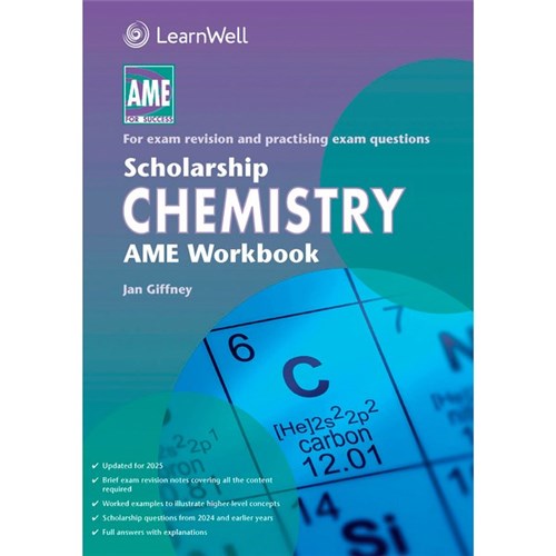 AME Scholarship Chemistry Workbook 9781991107589