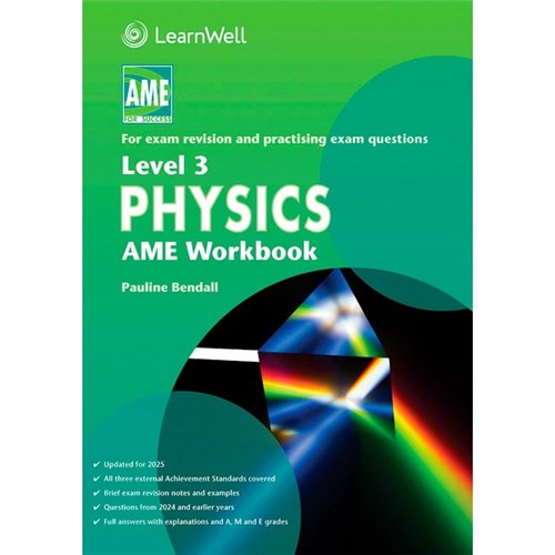 AME Physics Workbook NCEA Level 3 9781991107541