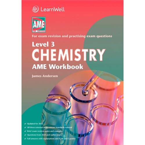 AME Chemistry Workbook NCEA Level 3 9781991107510