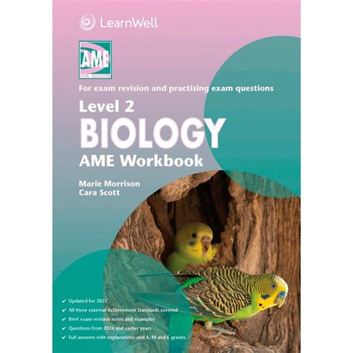 AME Biology Workbook NCEA Level 2 9781991107428