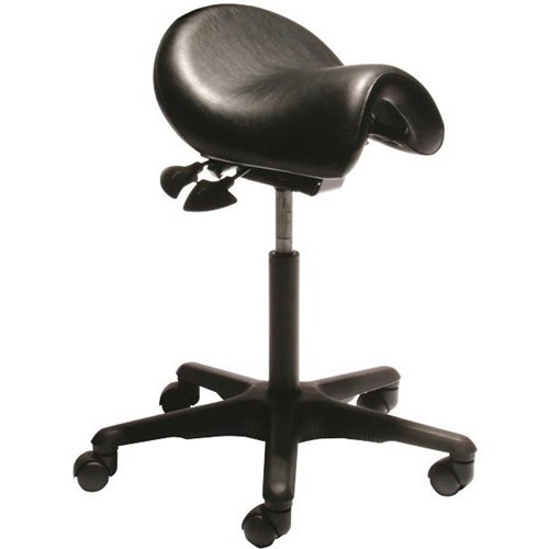 Bambach Saddle Stool Black Vinyl