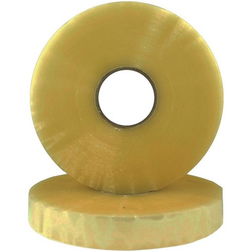 Premium Hot Melt Machine Operating Tape 36mm x 1500m Clear, Pack of 8