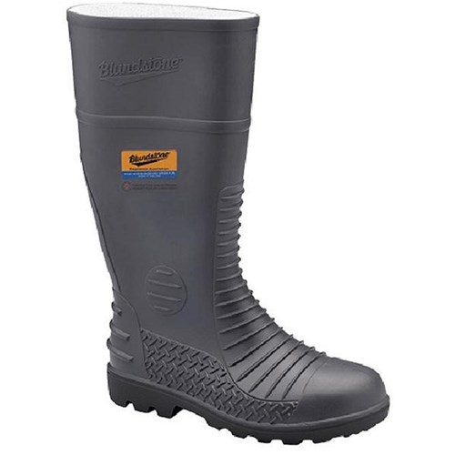 Blundstone Steel Cap Safety Gumboots Grey Size 5