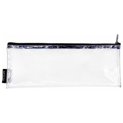 Supply Co Clear Pencil Case 340x135mm