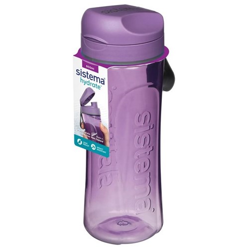 Sistema Drink Bottle 600ml Assorted Colours