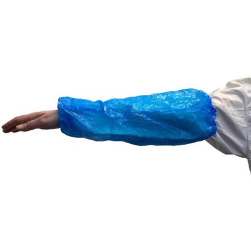 Sleeve Protector LDPE Unisize 460mm Blue, Carton of 2000