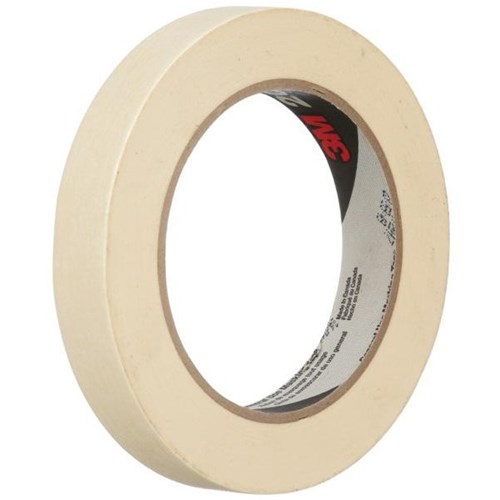 3M™ 201+ Masking Tape 18mm x 55m, Carton of 48