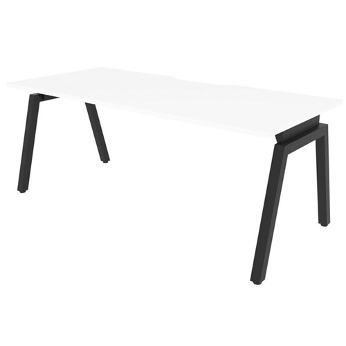 1500x800x725 Black Frame/White Top