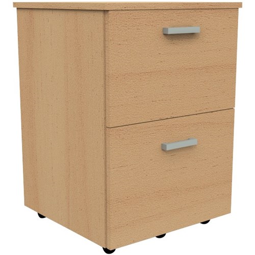 Classic Standard Mobile 2 File Drawer Tawa
