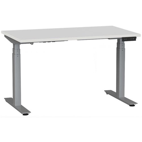 1200x700mm White Top/Silver Frame