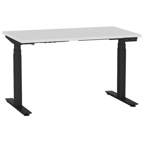1200x700mm White Top/Black Frame