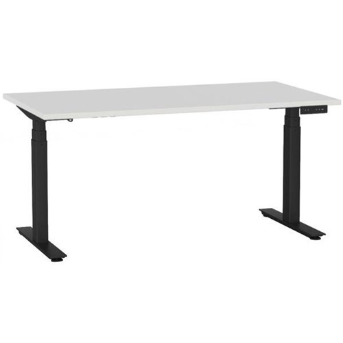 1500x800mm White Top/Black Frame