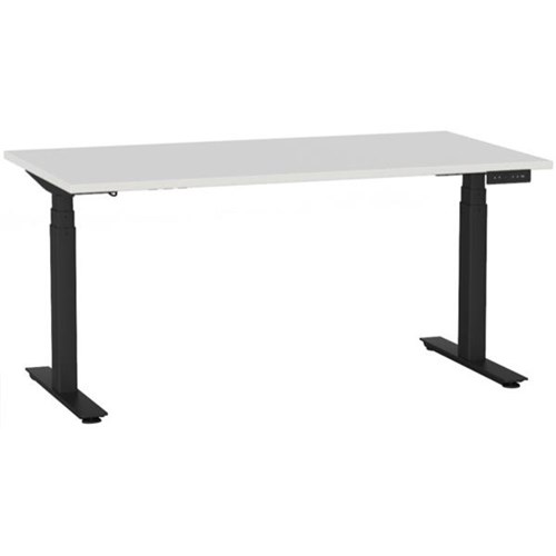 1500x800mm White Top/Black Frame