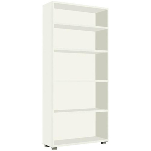 City Value Bookcase 1800mm Snowdrift White