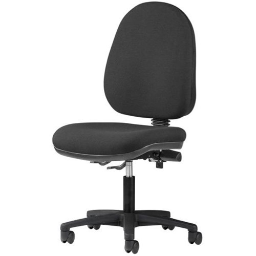 Logic Task Chair 2 Lever High Back Black