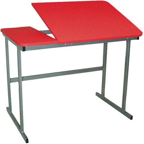 Technical Drawing/Art Desk 950mm Red/Grey