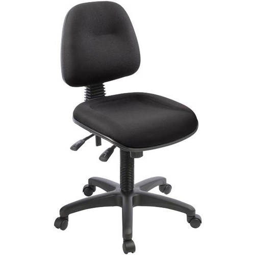 Graphic Chair Mid Back 3 Levers Charade Fabric/Black