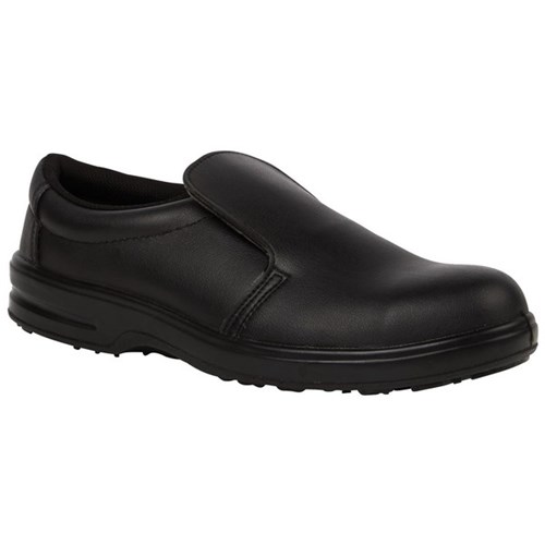 JB's Wear Safety Shoes Slip On Black